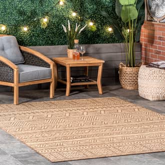 Striped Banded Indoor/Outdoor Rug secondary image