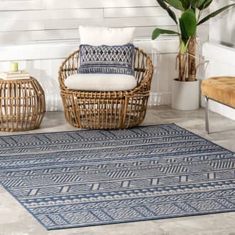 Striped Banded Indoor/Outdoor Rug secondary image