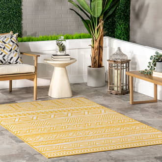 Striped Banded Indoor/Outdoor Rug secondary image