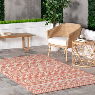 Striped Banded Indoor/Outdoor Rug secondary image