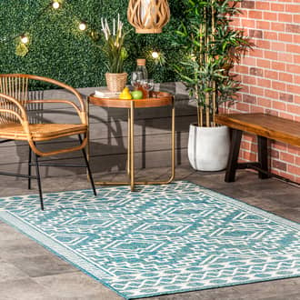 Moroccan Diamond Indoor/Outdoor Rug secondary image