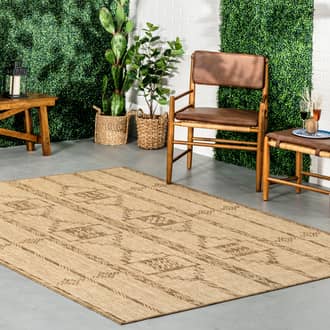 Liana Striped Geometric Indoor/Outdoor Rug secondary image