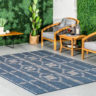 Liana Striped Geometric Indoor/Outdoor Rug secondary image