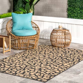 Jaelyn Leopard Spotted Indoor/Outdoor Rug secondary image