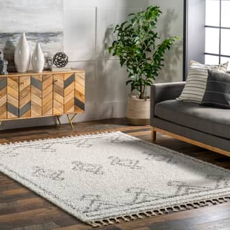 Moroccan Diamond Drop Tassel Rug secondary image