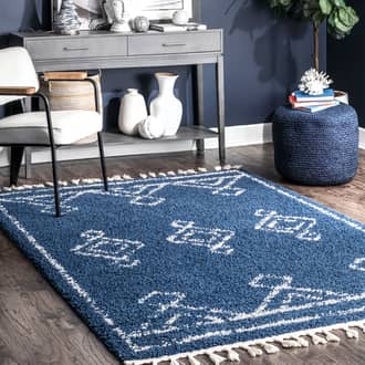 Moroccan Diamond Drop Tassel Rug secondary image