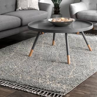 Moroccan Trellis Tassel Rug secondary image