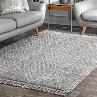 Moroccan Chevron Tassel Rug secondary image