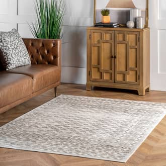 Bordered Seasonal Trellis Rug secondary image