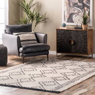 Diamond Galore Tasseled Rug secondary image