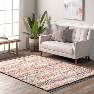 8' x 10' Shanna Striped and Speckled Rug secondary image