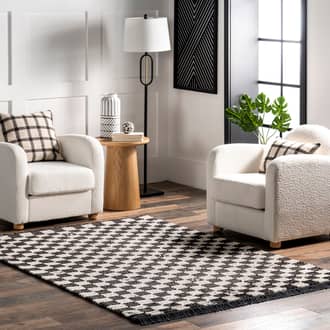 Armedia Modern Checkered Rug secondary image