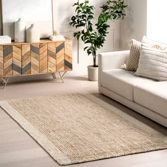 Freida Jute Bordered Rug secondary image