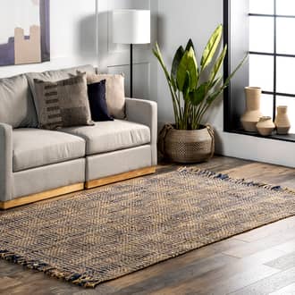 Raynera Woven Jute Crosshatch Rug secondary image