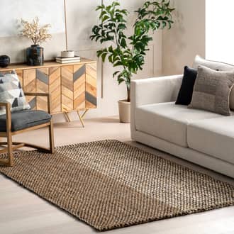 Rooney Geometric Chunky Jute Rug secondary image