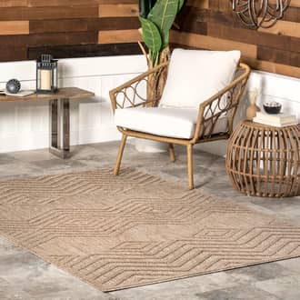 5' 3" x 7' 7" Carlissa Indoor/Outdoor Diamond Rug secondary image