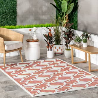 Bernita Geometric Indoor/Outdoor Rug secondary image