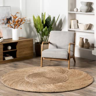 Alma Jute Spirals Rug secondary image