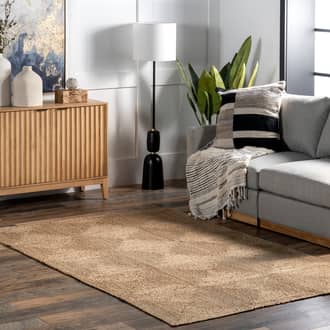 Ruthy Jute Braided Tiled Rug secondary image