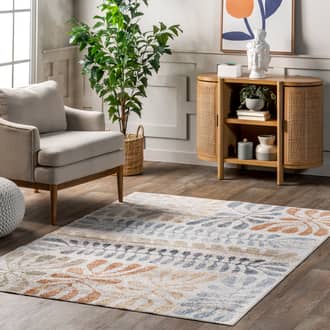 3' x 5' Lorena Washable Seascape Reefs Rug secondary image