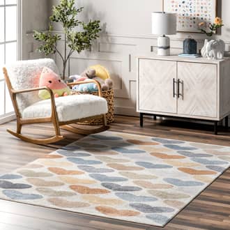 4' x 6' Aza Washable Colorful Hearts Rug secondary image