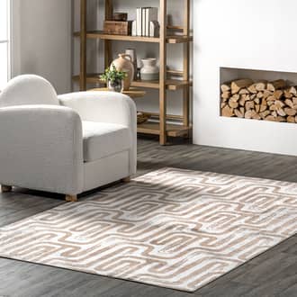 4' x 6' Marlia Washable Chain-Link Rug secondary image