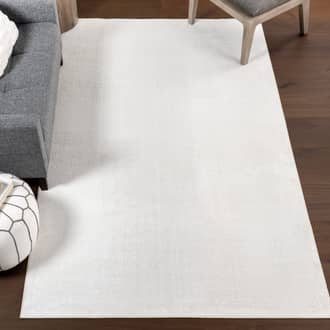 Nori Lustered Solid Washable Rug secondary image