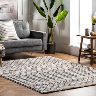 Moroccan Trellis Soft Shag Rug secondary image