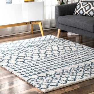 Moroccan Trellis Soft Shag Rug secondary image