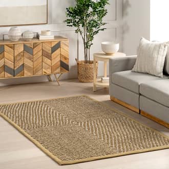 Zondra Diamond Seagrass Rug secondary image