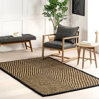 Zondra Diamond Seagrass Rug secondary image