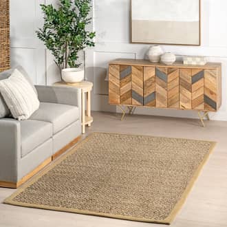 Kyoko Herringbone Seagrass Rug secondary image