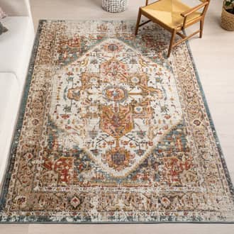 10' x 14' Fading Herati Medallion Rug secondary image