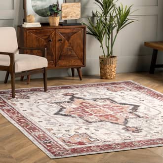 Bloom Medallion Washable Rug secondary image