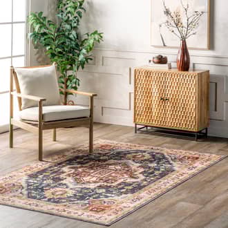Jewel Medallion Washable Rug secondary image