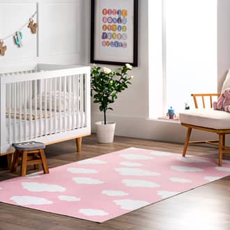 Landon Clouds Kids Washable Rug secondary image