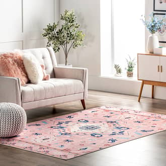 Estella Floral Washable Rug secondary image