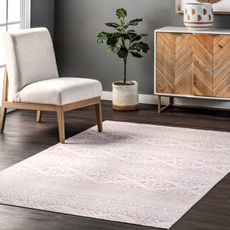 Corrine Washable Banded Rug secondary image