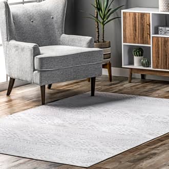 Corrine Washable Banded Rug secondary image