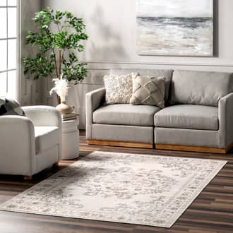 4' x 6' Amalea Medallion Washable Rug secondary image
