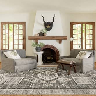2' 6" x 8' Sagebrush Geometric Washable Rug secondary image