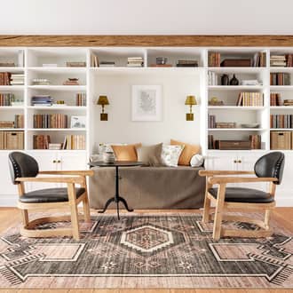 9' x 12' Sagebrush Geometric Washable Rug secondary image