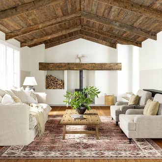5' x 8' Barbary Distressed Washable Rug secondary image