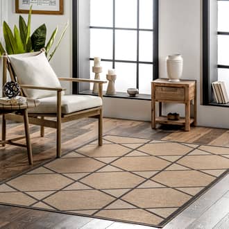 Jaquenetta Easy-Jute Washable Trellis Rug secondary image