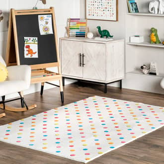 Aviva Kids Washable Dotted Rug secondary image