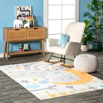 Beatriz Kids Washable Crescent Rug secondary image