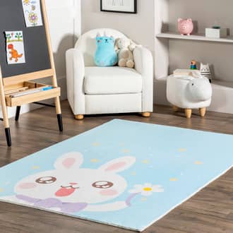 Enya Kids Washable Rabbit Rug secondary image