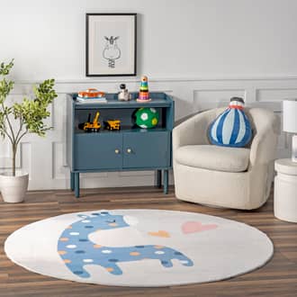 Ericha Giraffe Kids Washable Rug secondary image