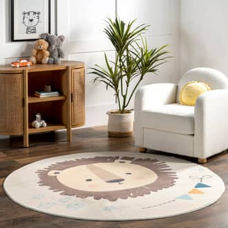 Denni Lion Kids Washable Rug secondary image