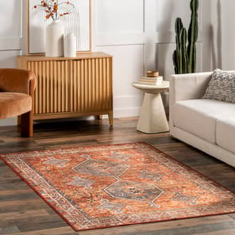 Blaise Medallion Washable Rug secondary image